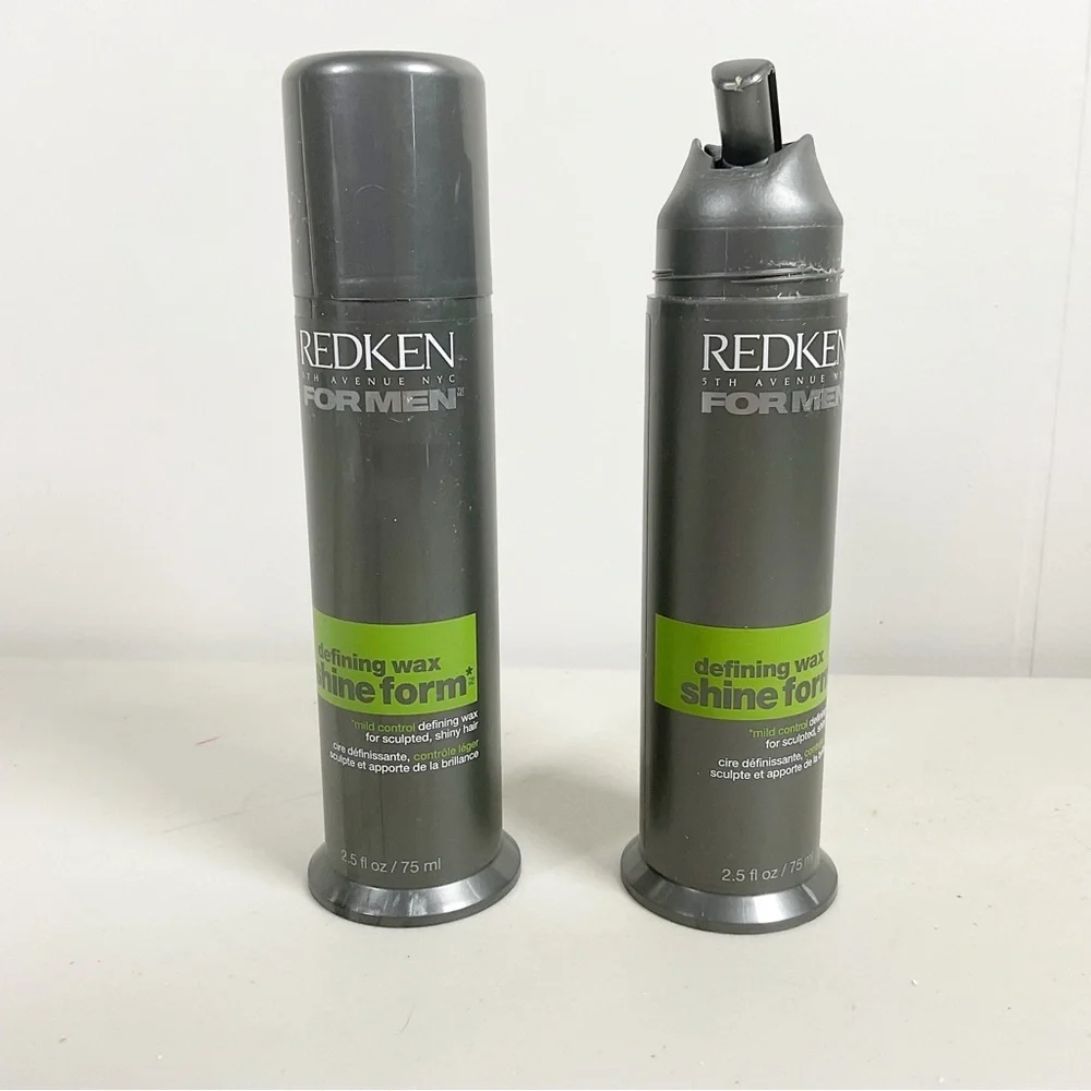 Lot Of 2 Redken for Men Shine Form Defining Wax 2.5 Oz New